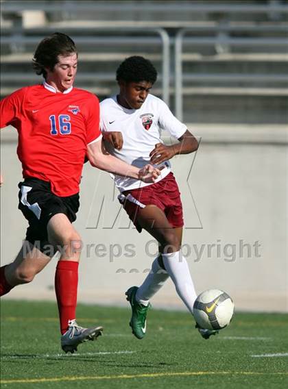 Thumbnail 1 in St. Stephen's vs. JJ Pearce (RRISD Soccer Classic) photogallery.
