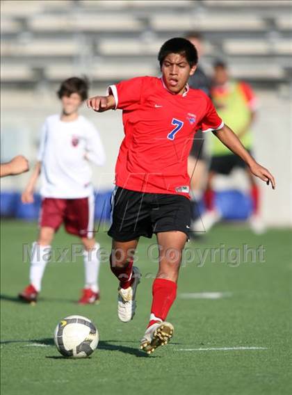 Thumbnail 3 in St. Stephen's vs. JJ Pearce (RRISD Soccer Classic) photogallery.