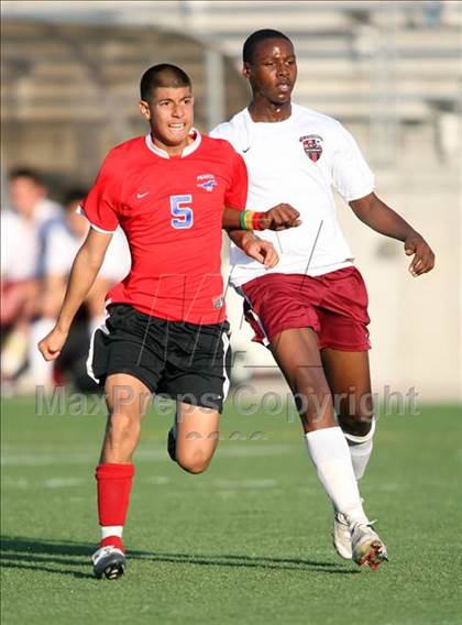 Thumbnail 1 in St. Stephen's vs. JJ Pearce (RRISD Soccer Classic) photogallery.