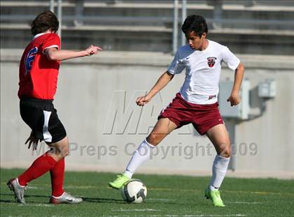 Thumbnail 2 in St. Stephen's vs. JJ Pearce (RRISD Soccer Classic) photogallery.