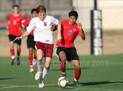 Thumbnail 2 in St. Stephen's vs. JJ Pearce (RRISD Soccer Classic) photogallery.