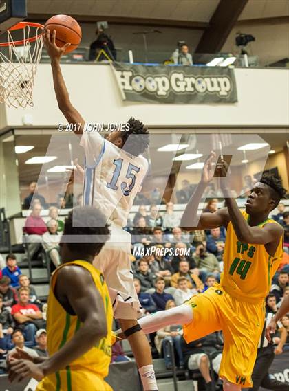 Thumbnail 2 in Mater Dei vs. Patrick School (HoopGroup Boardwalk Classic) photogallery.