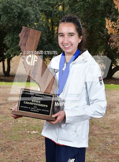 Thumbnail 2 in CIF State Cross Country Championships (Girls Awards) photogallery.