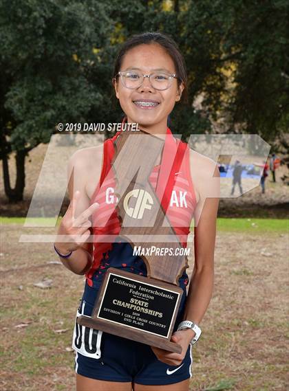 Thumbnail 2 in CIF State Cross Country Championships (Girls Awards) photogallery.