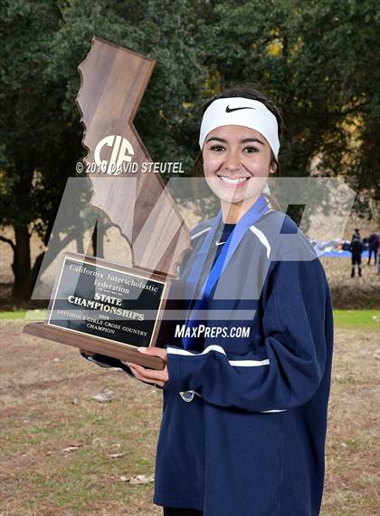 Thumbnail 2 in CIF State Cross Country Championships (Girls Awards) photogallery.