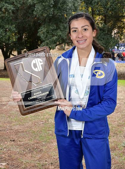 Thumbnail 2 in CIF State Cross Country Championships (Girls Awards) photogallery.