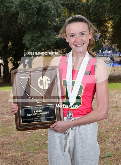 Thumbnail 2 in CIF State Cross Country Championships (Girls Awards) photogallery.