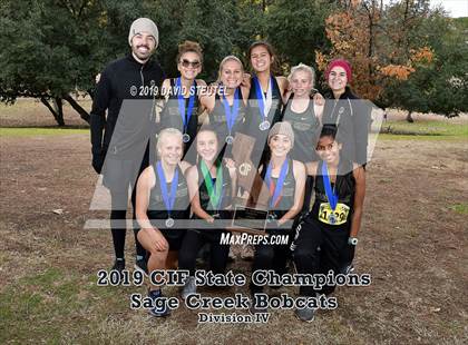 Thumbnail 1 in CIF State Cross Country Championships (Girls Awards) photogallery.