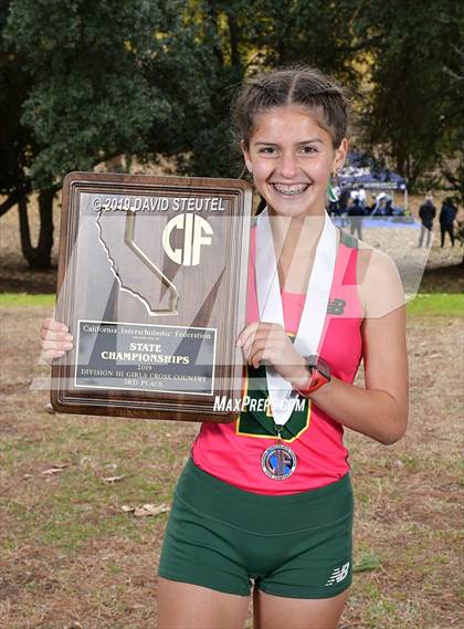 Thumbnail 1 in CIF State Cross Country Championships (Girls Awards) photogallery.