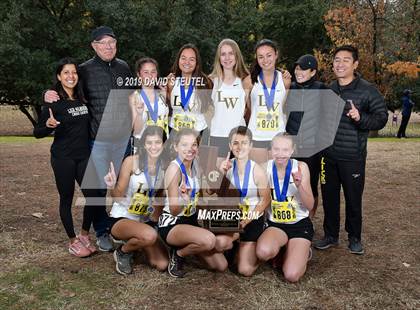Thumbnail 2 in CIF State Cross Country Championships (Girls Awards) photogallery.
