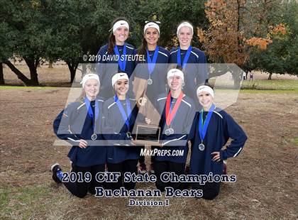 Thumbnail 2 in CIF State Cross Country Championships (Girls Awards) photogallery.