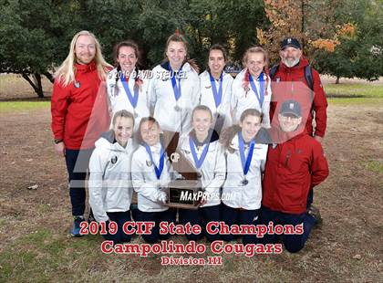 Thumbnail 2 in CIF State Cross Country Championships (Girls Awards) photogallery.