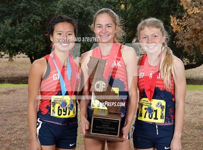 Thumbnail 1 in CIF State Cross Country Championships (Girls Awards) photogallery.