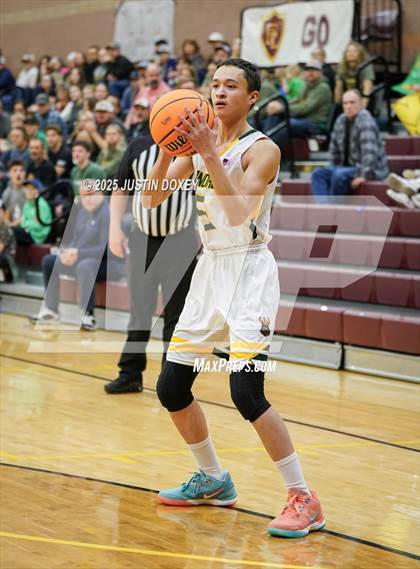 Thumbnail 2 in Eureka vs Virginia City (NIAA Class 1A State Quarterfinals) photogallery.