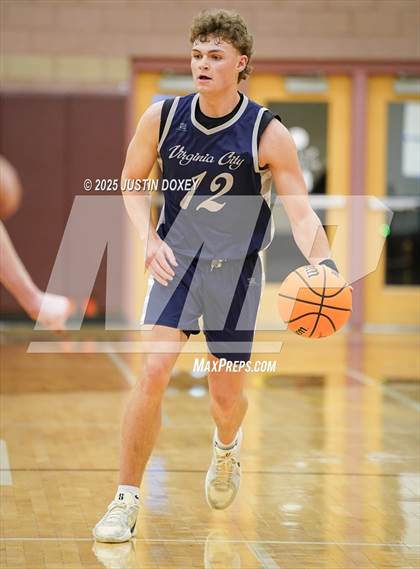 Thumbnail 3 in Eureka vs Virginia City (NIAA Class 1A State Quarterfinals) photogallery.