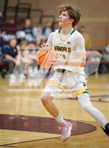 Thumbnail 2 in Eureka vs Virginia City (NIAA Class 1A State Quarterfinals) photogallery.