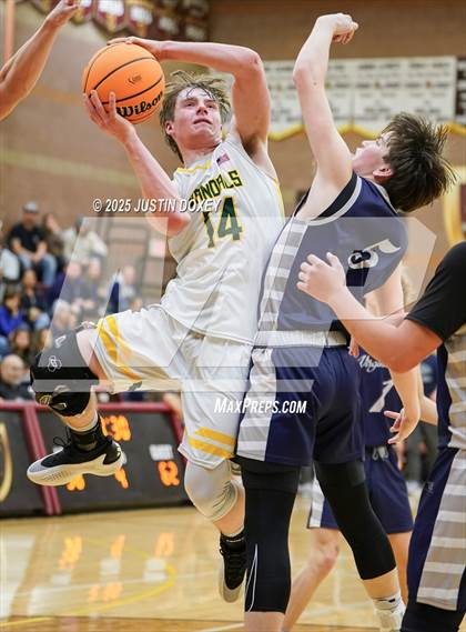 Thumbnail 1 in Eureka vs Virginia City (NIAA Class 1A State Quarterfinals) photogallery.