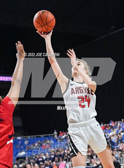 Thumbnail 3 in Argyle vs Hardin-Jefferson (UIL 4A State Semifinals) photogallery.