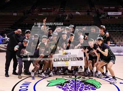 Thumbnail 3 in St. Joseph vs. Clovis West (CIF CS D1 Championship) photogallery.