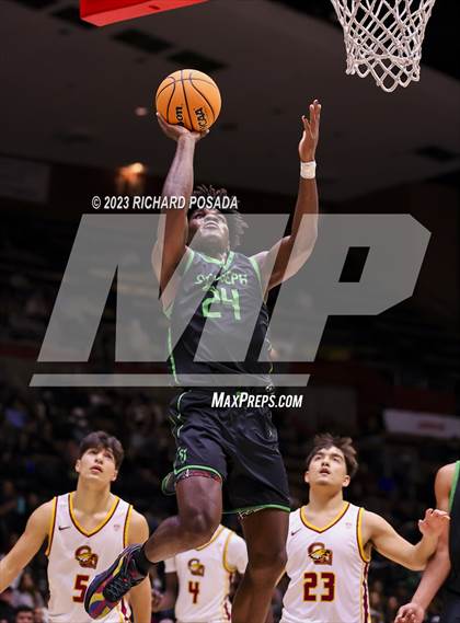 Thumbnail 1 in St. Joseph vs. Clovis West (CIF CS D1 Championship) photogallery.