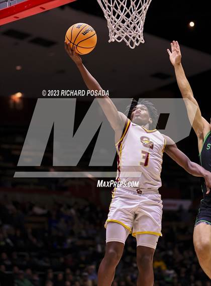 Thumbnail 1 in St. Joseph vs. Clovis West (CIF CS D1 Championship) photogallery.