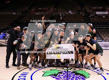 Thumbnail 2 in St. Joseph vs. Clovis West (CIF CS D1 Championship) photogallery.
