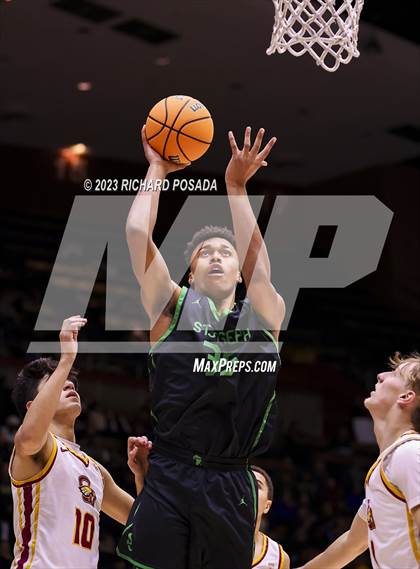 Thumbnail 3 in St. Joseph vs. Clovis West (CIF CS D1 Championship) photogallery.