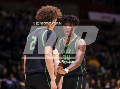Thumbnail 2 in St. Joseph vs. Clovis West (CIF CS D1 Championship) photogallery.
