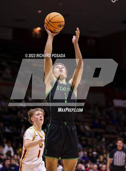 Thumbnail 2 in St. Joseph vs. Clovis West (CIF CS D1 Championship) photogallery.