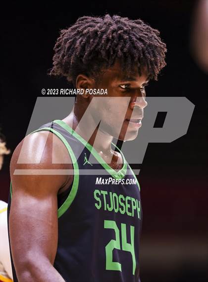 Thumbnail 3 in St. Joseph vs. Clovis West (CIF CS D1 Championship) photogallery.