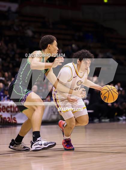 Thumbnail 1 in St. Joseph vs. Clovis West (CIF CS D1 Championship) photogallery.