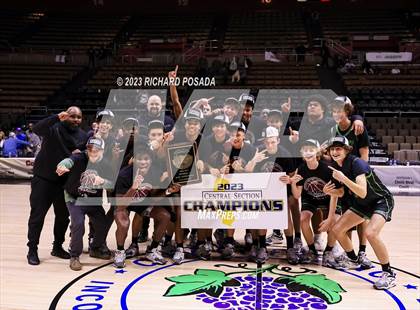 Thumbnail 1 in St. Joseph vs. Clovis West (CIF CS D1 Championship) photogallery.