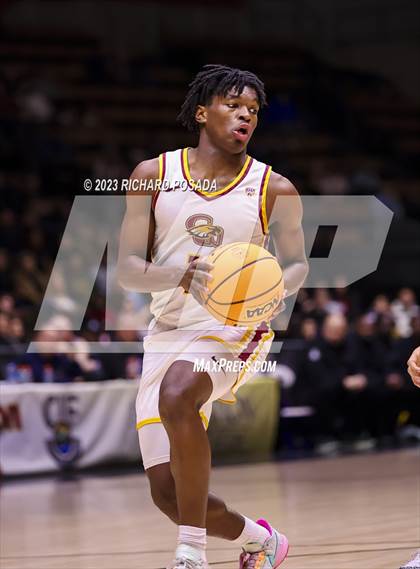 Thumbnail 2 in St. Joseph vs. Clovis West (CIF CS D1 Championship) photogallery.
