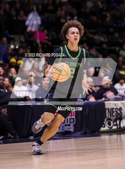 Thumbnail 3 in St. Joseph vs. Clovis West (CIF CS D1 Championship) photogallery.