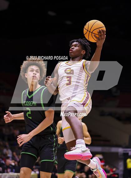 Thumbnail 3 in St. Joseph vs. Clovis West (CIF CS D1 Championship) photogallery.