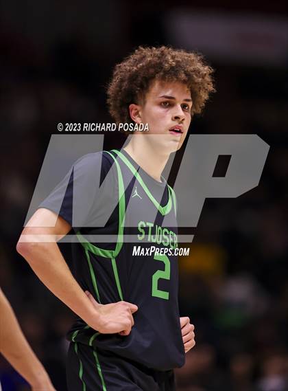 Thumbnail 1 in St. Joseph vs. Clovis West (CIF CS D1 Championship) photogallery.