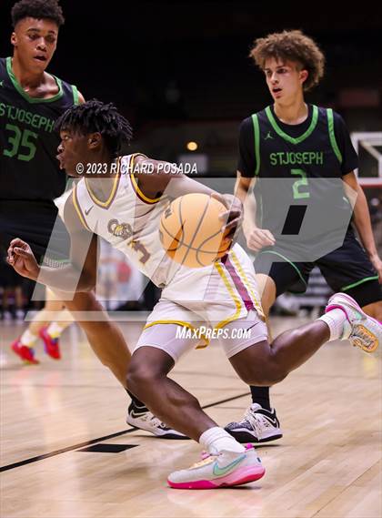 Thumbnail 1 in St. Joseph vs. Clovis West (CIF CS D1 Championship) photogallery.