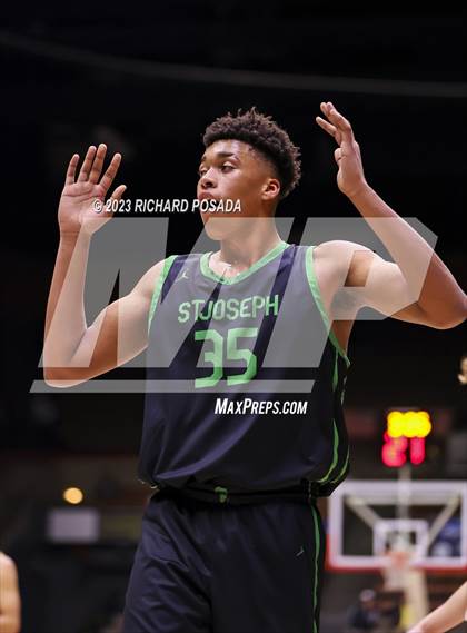 Thumbnail 1 in St. Joseph vs. Clovis West (CIF CS D1 Championship) photogallery.