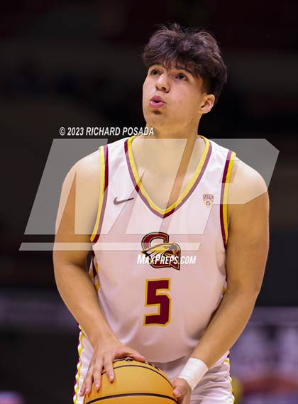 Thumbnail 2 in St. Joseph vs. Clovis West (CIF CS D1 Championship) photogallery.