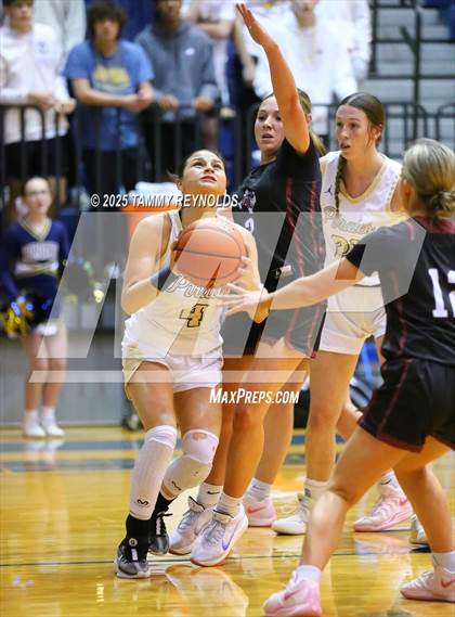 Thumbnail 1 in Perrin-Whitt vs. Saint Jo (UIL Basketball 1A D1 Region 3 Bi-District) photogallery.