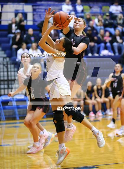 Thumbnail 2 in Perrin-Whitt vs. Saint Jo (UIL Basketball 1A D1 Region 3 Bi-District) photogallery.