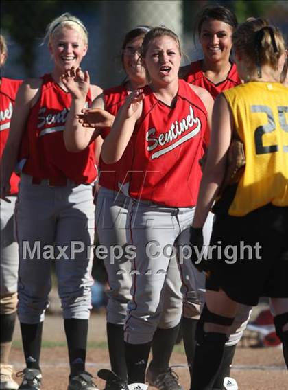 Thumbnail 2 in Sentinel vs Roff (Oklahoma State Championships) photogallery.