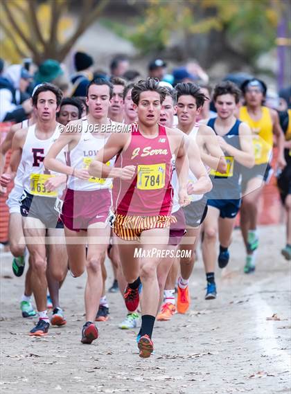 Thumbnail 1 in CIF State Cross Country Championships (Boys D4 Race) photogallery.