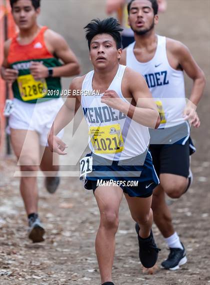Thumbnail 2 in CIF State Cross Country Championships (Boys D4 Race) photogallery.