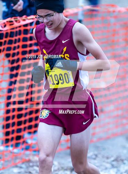 Thumbnail 1 in CIF State Cross Country Championships (Boys D4 Race) photogallery.