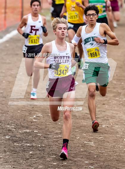 Thumbnail 2 in CIF State Cross Country Championships (Boys D4 Race) photogallery.