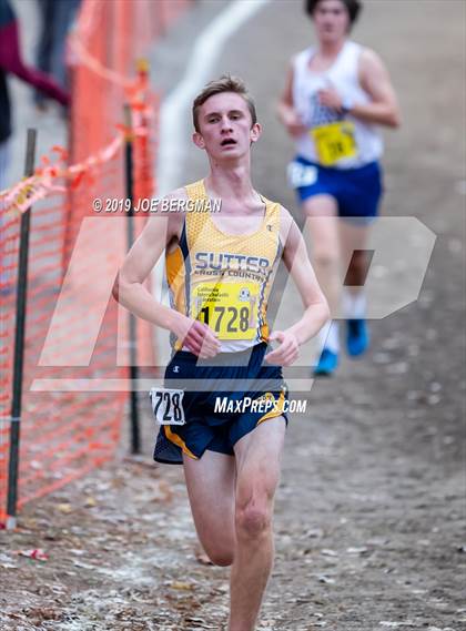Thumbnail 3 in CIF State Cross Country Championships (Boys D4 Race) photogallery.