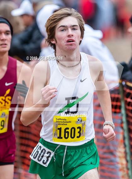 Thumbnail 1 in CIF State Cross Country Championships (Boys D4 Race) photogallery.