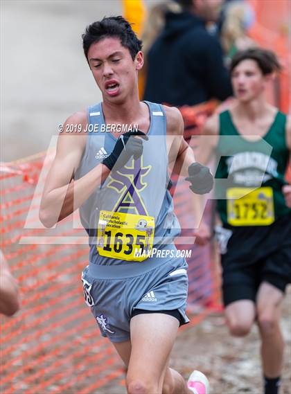 Thumbnail 2 in CIF State Cross Country Championships (Boys D4 Race) photogallery.