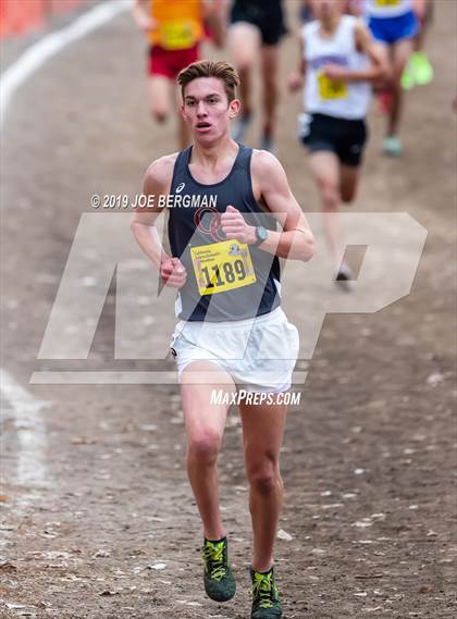 Thumbnail 2 in CIF State Cross Country Championships (Boys D4 Race) photogallery.